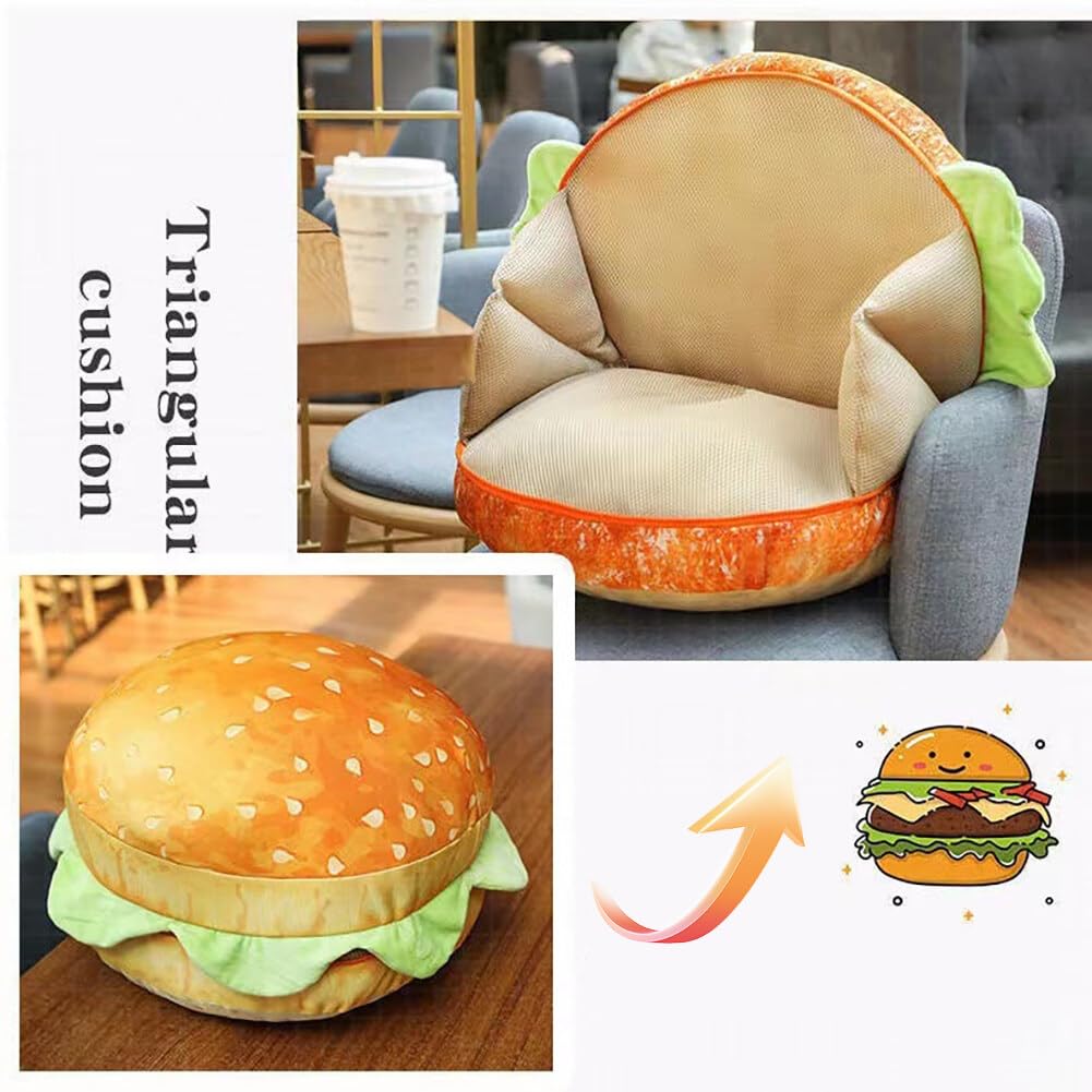 Amazon.com: LYFJMUS 3D Simulation Cheeseburger Plush Pillow