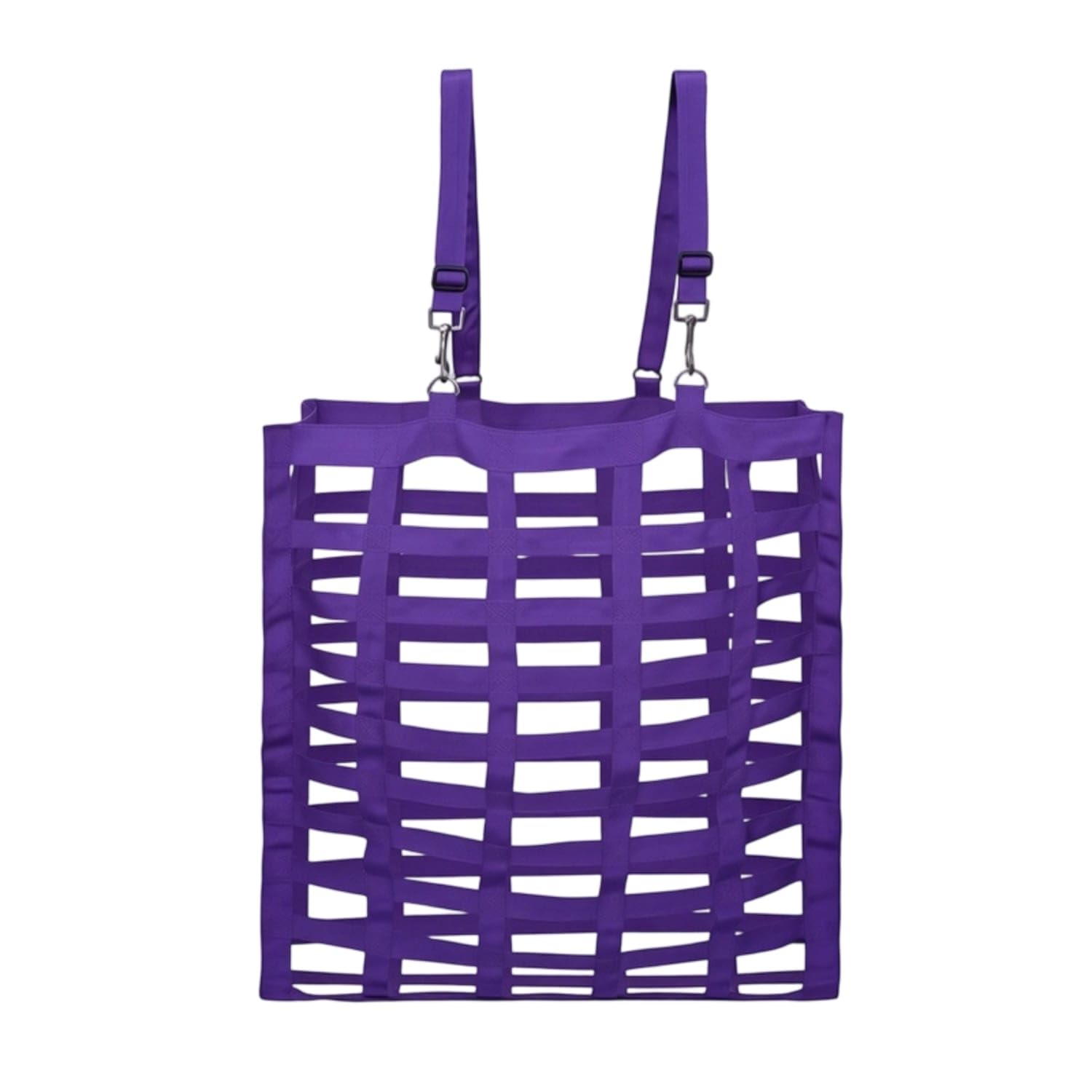 Hanging Hay Bag with Straps Easy to Hang Slow Feed Hay Bag Breathable Long-Lasting for Equestrians, Horses, Barn, Paddock, Stable, Purple-image-40