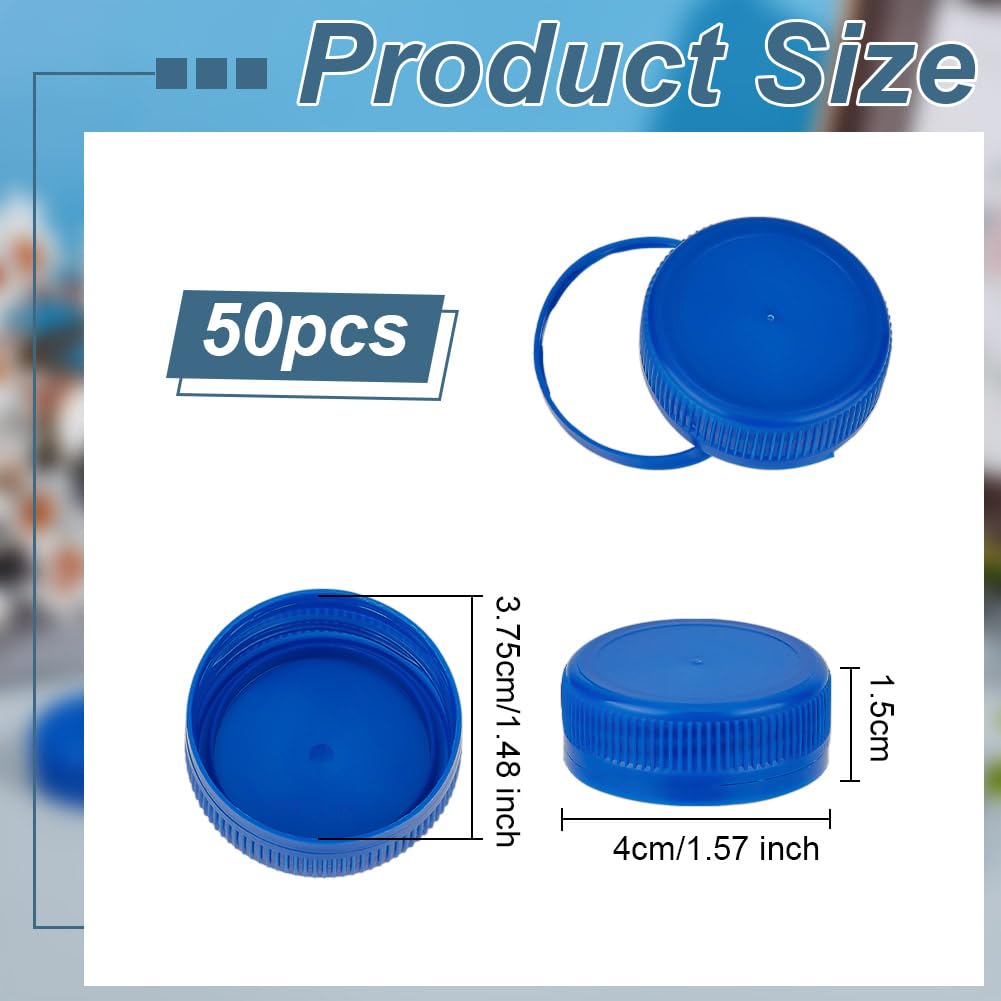 OLYCRAFT 50Pcs Bouchon à Visser Couvercles De Stockage Pour