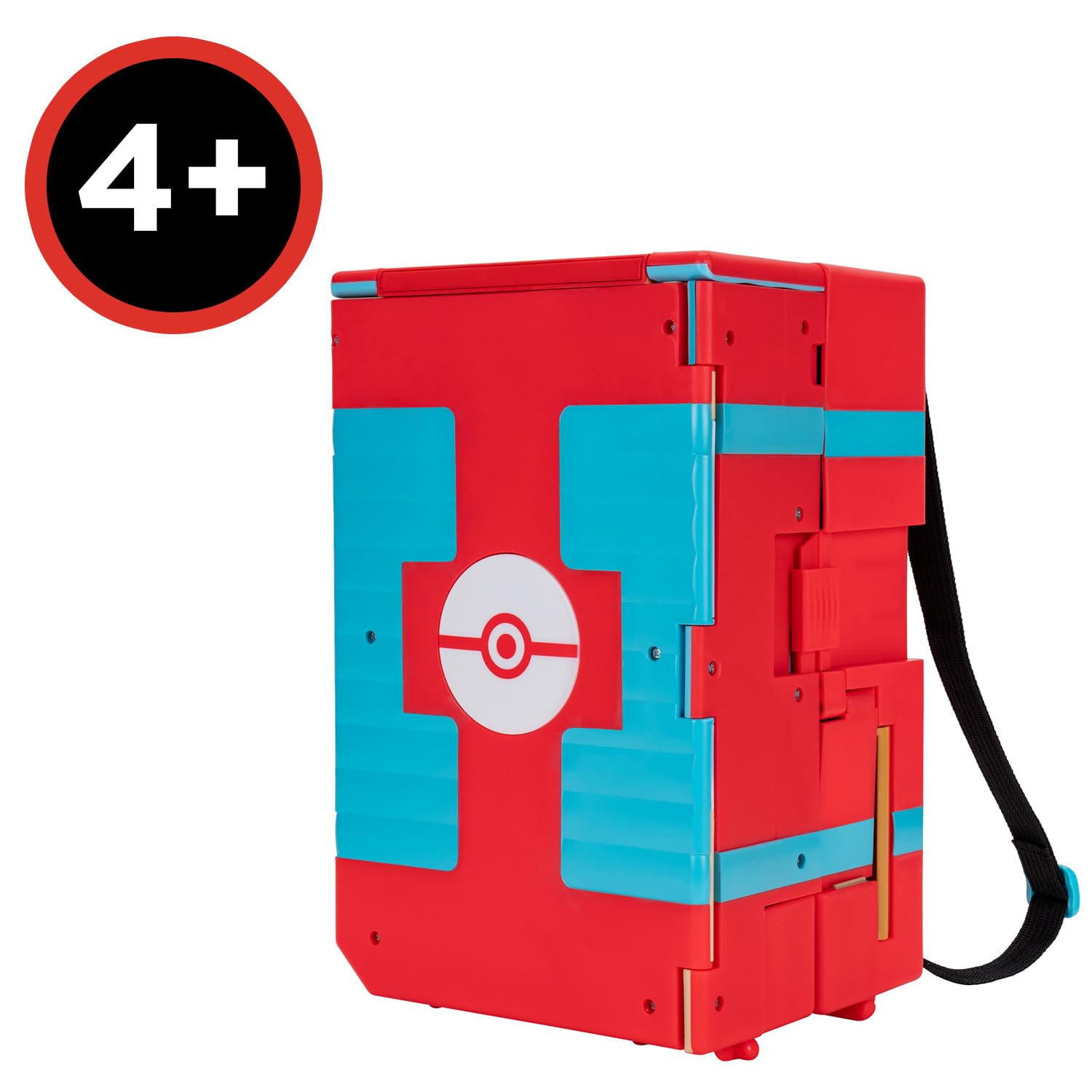 BANDAI - Pokémon - Sac à Dos du dresseur Plage - Univers de Jeu Pokémon avec Mini-Jeux - Sac Qui se transforme en Aire de Jeu Plage - Figurine Pikachu Incluse - Coffret Jouet Enfant 4 Ans et + JW3424