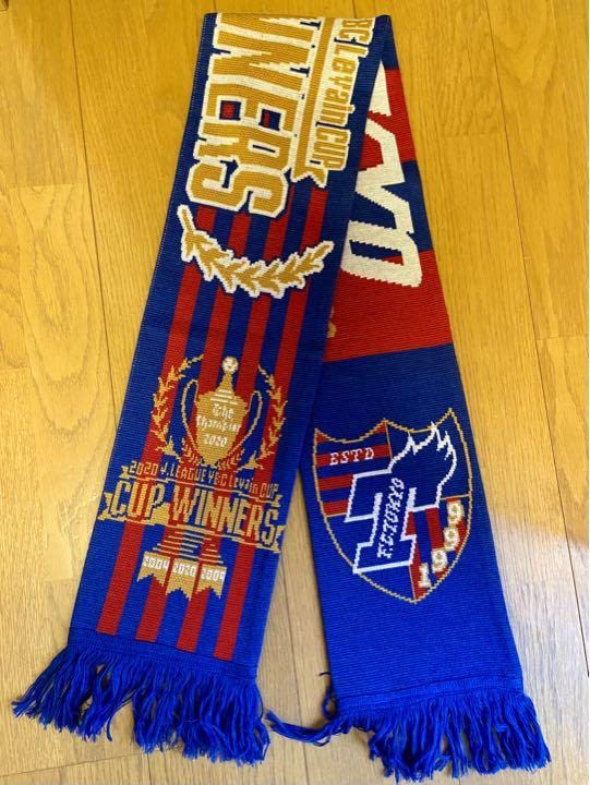 Amazon.co.jp: FC東京 優勝 記念 マフラー 2020 グッズ プロ サッカー