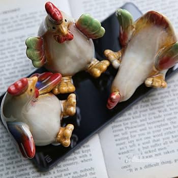 窯磁器青花紋干支鶏 置物 窯磁器青花紋干支鶏 置物 - メルカリ