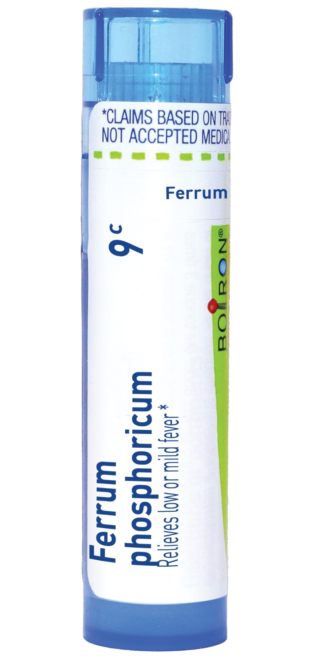 Boiron Ferrum Phosphoricum 9C Homeopathic Medicine for Fever - 80 Pellets