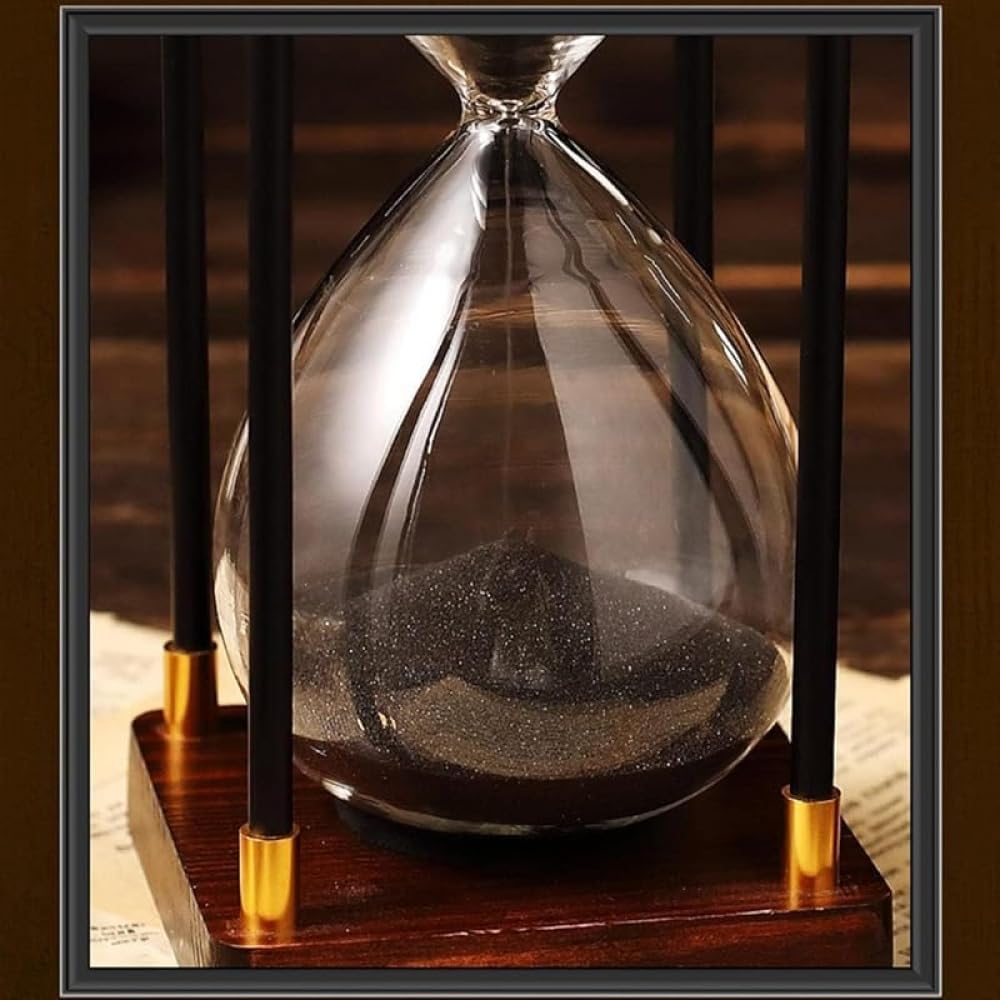 2個組、60分木製時計、、部屋の装飾、オフィス、キッチン、誕生日の装飾