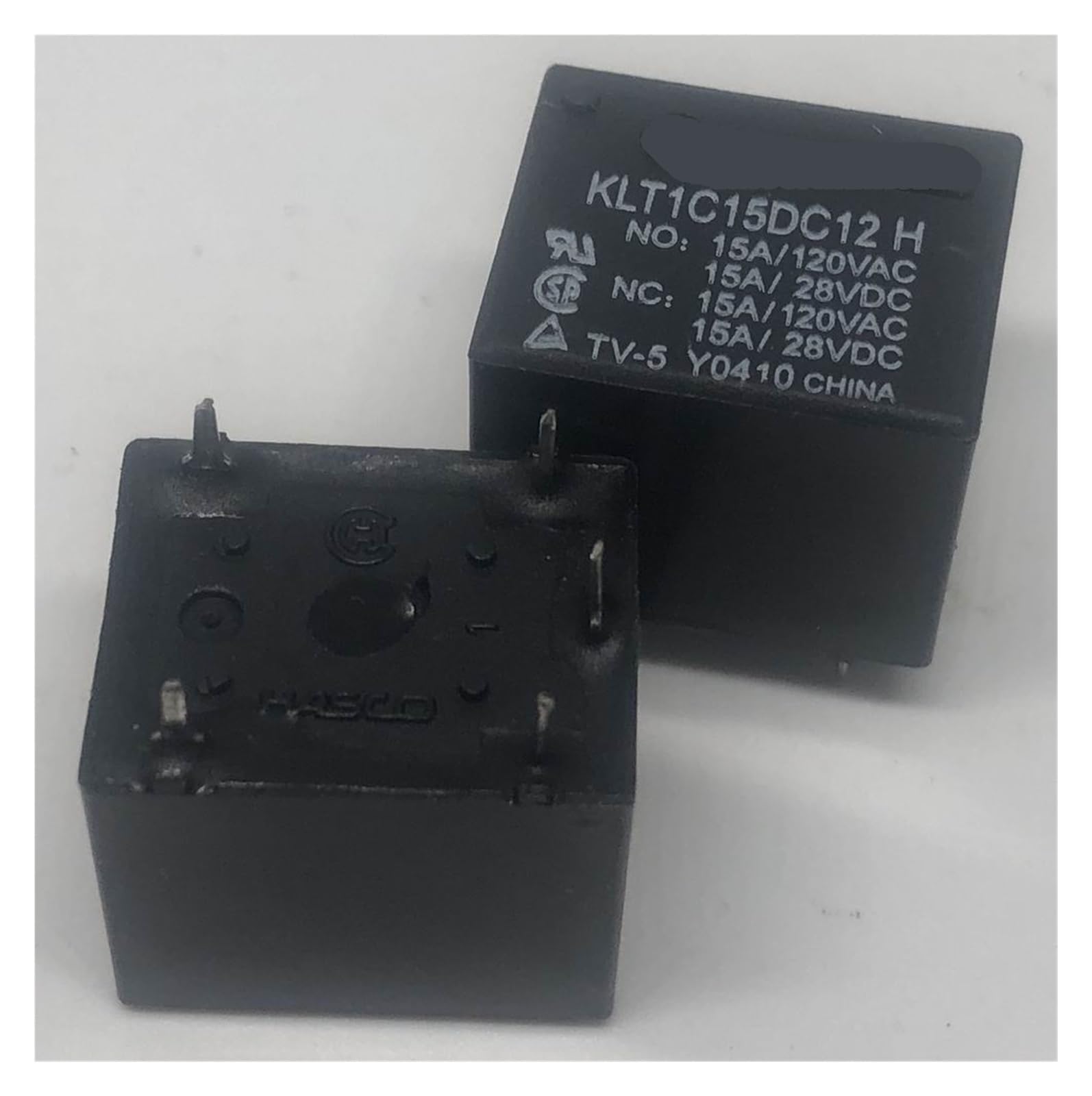 Relé KLT1C15DC12H T73-1C-12V-15A de 5 pines para conmutación electrónica segura de automoción