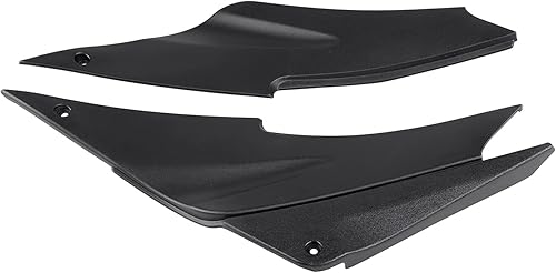 Miniatura 2 de YDLMT 2 cubiertas laterales de plástico ABS para tanque de gasolina para motocicleta compatible con K-awasaki Ninja ZX6R ZX636 negro