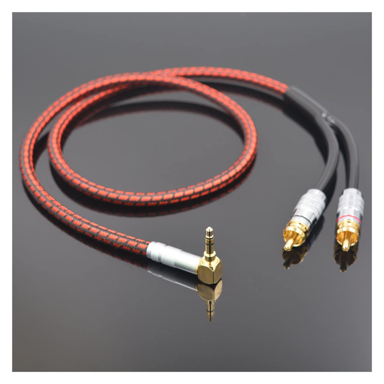 Cable Auxiliar, Cable de Audio Compatible with audiófilos estéreo 3,5 mm, irrompible, Ideal Compatible with Auriculares, teléfonos Inteligentes, automóviles, Reproductor MP3 Más(8m(26ft.))