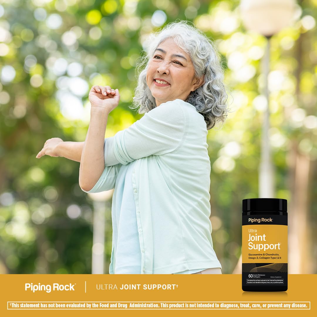 Piping Rock Joint Support Supplement for Women and Men | 60 Softgels — Amazon image 6