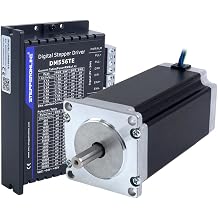STEPPERONLINE 1 Axis Stepper CNC Kit 3.00Nm424.83oz.in 8mm Diameter 4.2A Nema 23 Stepper Motor & Driver 1.8-5.6A 24-50VDC DM556TE