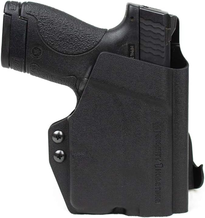 OWB Holster for M&P Shield with Streamlight TLR-6 - Paddle Holster - Right Handed - Kydex Outside The Waistband