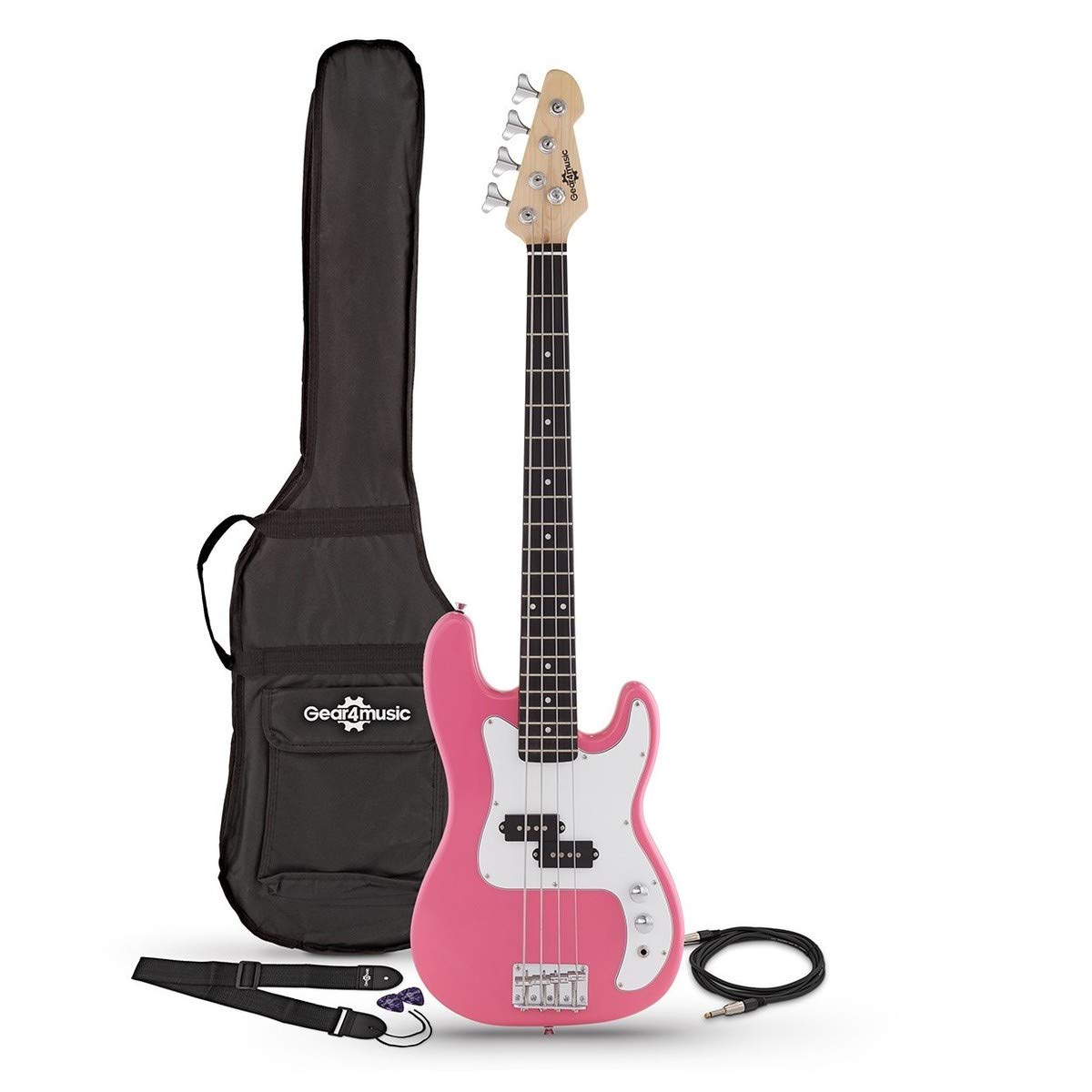 Basso LA 3/4 di Gear4music, Rosa