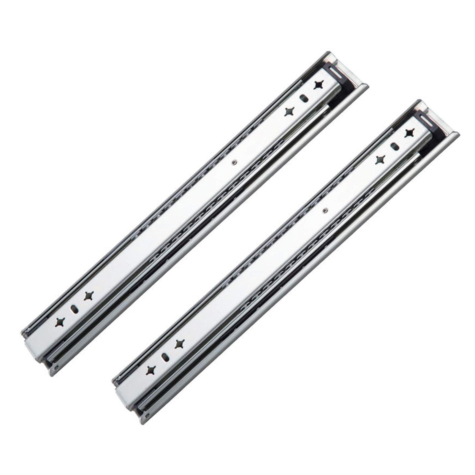 1 Paio Guide per Cassetti per Carichi Pesanti con Cuscinetti a Sfera,Guide a Estrazione Totale,Carico 120kg,per Cassette Degli Attrezzi,Industriale,Veicoli,Scarpiera (12in/300mm)
