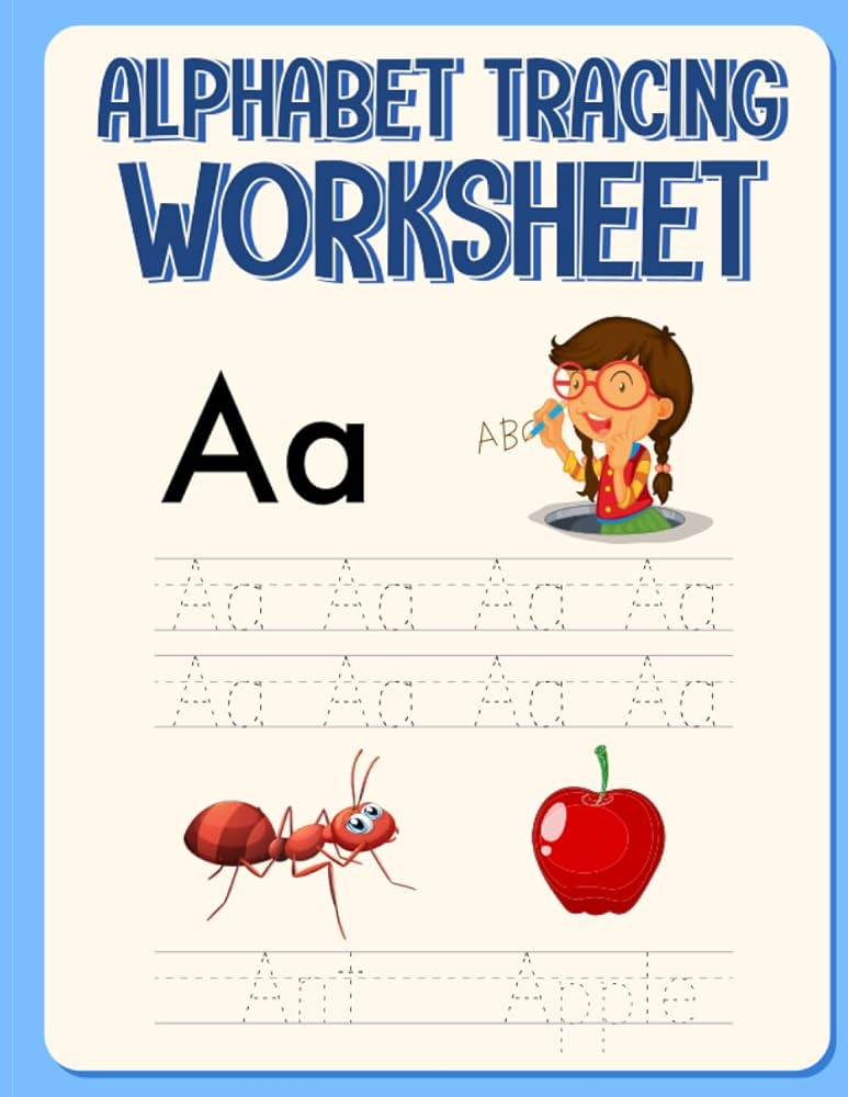 alphabet-tracing-worksheet-for-preschoolers-to-practice-writing-the-letters-of-the-alphabet-thurma-demai-c-9798858475583-amazon-com-books for Free Printable Alphabet Tracing Sheets Alphabet Tracing Worksheet: For Preschoolers To Practice Writing The Letters Of The Alphabet: Thurma, Demai C.: 9798858475583: Amazon.com: Books for Free Printable Alphabet Tracing Sheets
