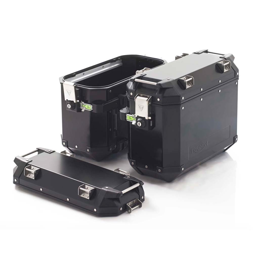 Amazon.com: Triumph Expedition Black Aluminum Panniers Tiger