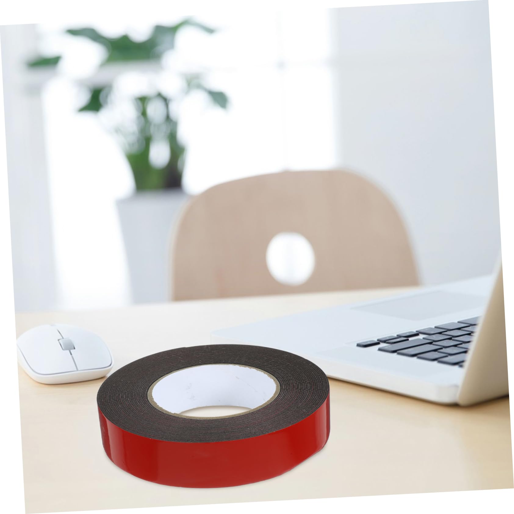 5rollos Cinta Adhesiva Fuerte De Doble Cara Resistente Para Oficina y Vehículo