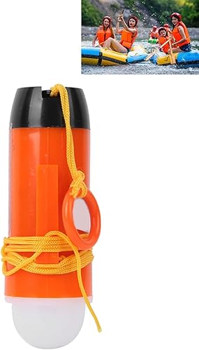Ahorro de luz LED marina la luz estroboscópica de seguridad ultra brillante activada por agua se fija fácilmente al chaleco salvavidas, chaqueta,