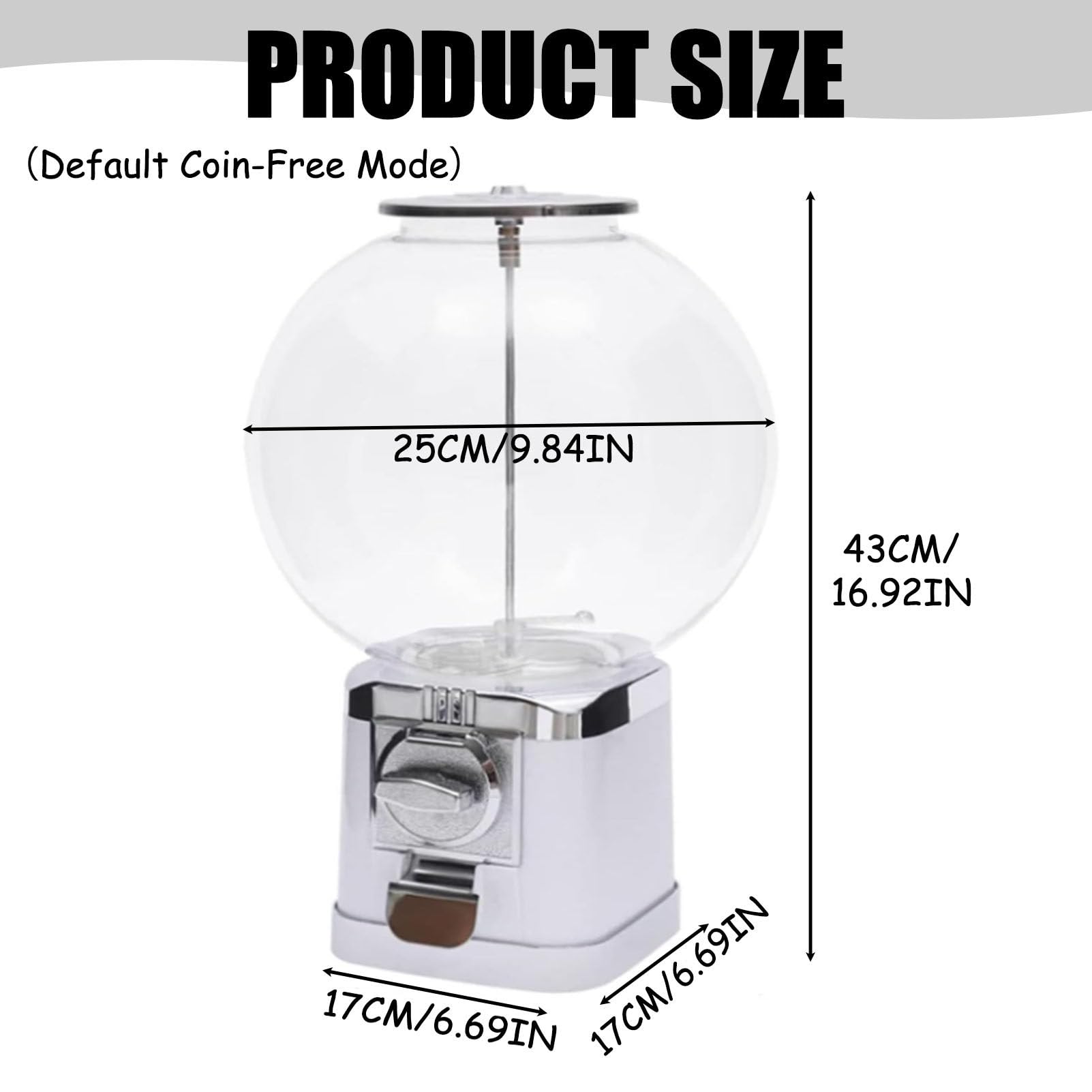 Distributore automatico di capsule con 100 palline vuote - Dispenser multiuso per giocattoli per negozi al dettaglio