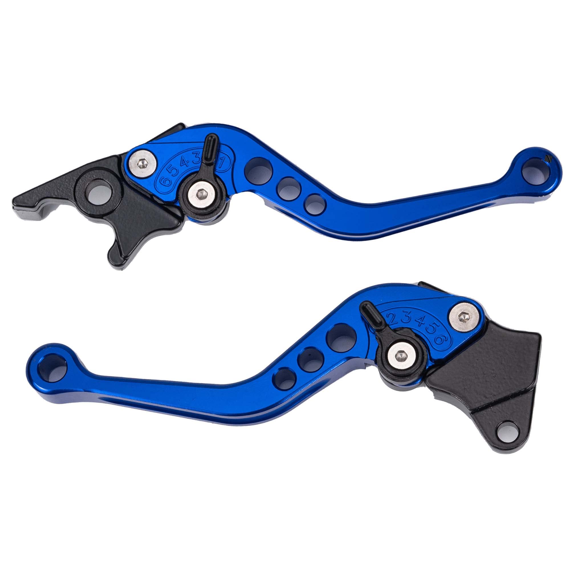 vatkanBrake Lever Handle, 22mm 7/8 CNC Aluminum Motorcycle Brake Lever Handle Universal for Most of Motorcycles,Scooters and Electric Bike 2004 R6 Accessories Brake Lever (Blue)