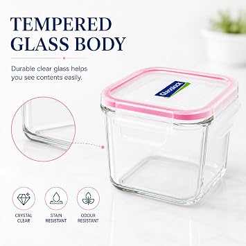 GLASSLOCK Round Jar, 10 cm, 4.5 L, Glass, Dishwasher Safe