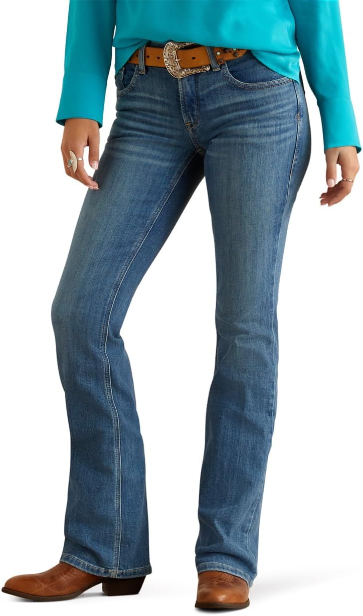 Ariat Womens Arrow Fit Perfect Rise Lili Boot Cut Jeans