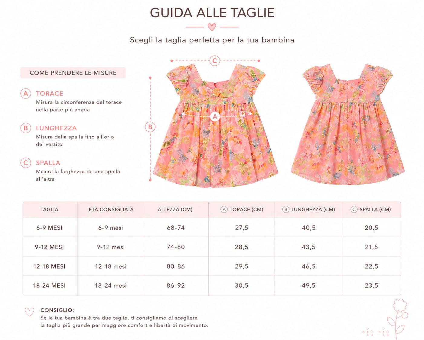 Vestido de verano para niña – Vestido floral de gasa con lazo, mangas volantes, elegante y ligero – Ideal para ceremonias, cumpleaños y ocasiones especiales, 1984