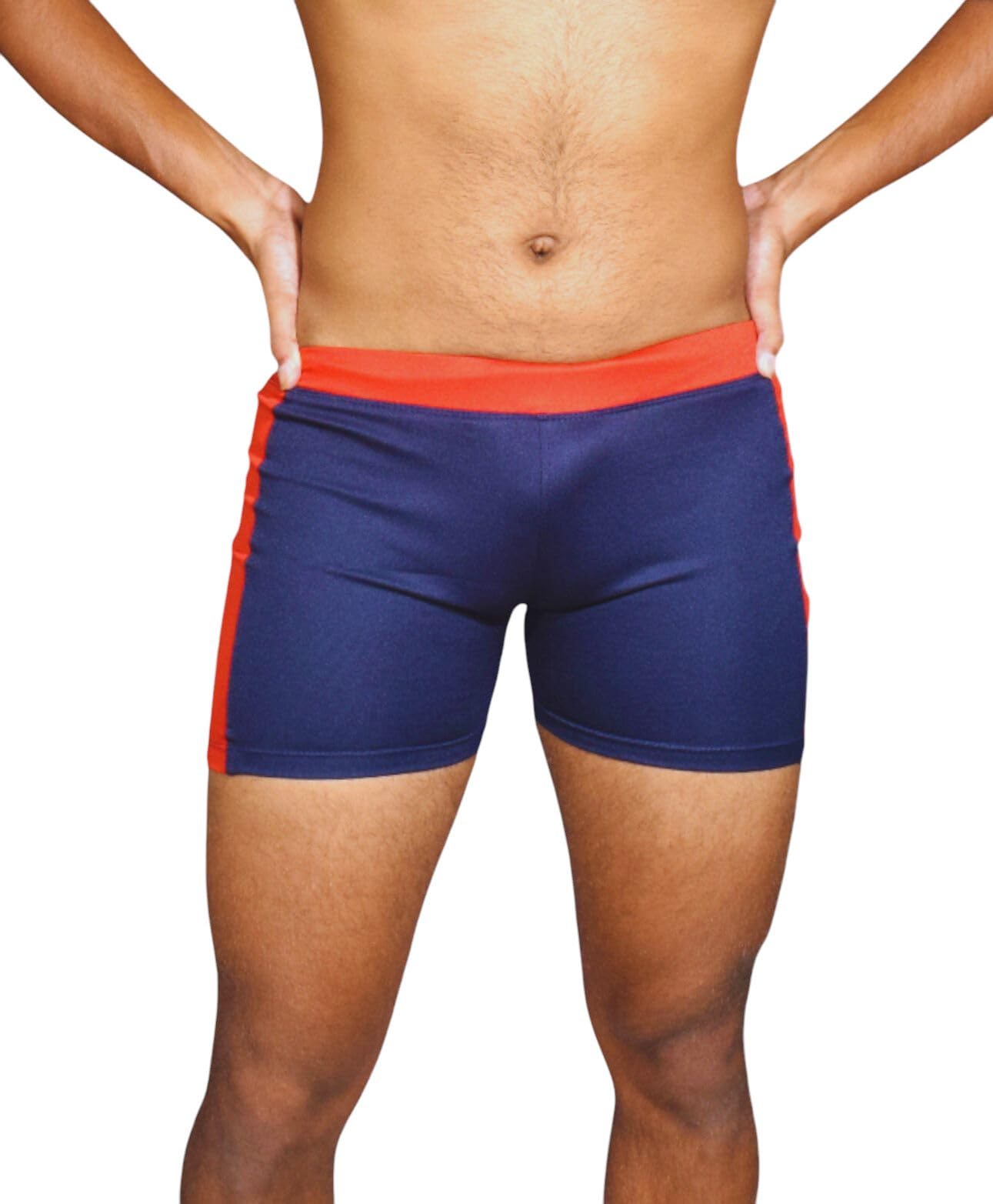 Swim Shorts/Trunks for Men, Spandex Regular Fit Printed Swim Shorts | Adjustable, Breathable, Quick Drying Ideal for Swimming