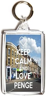 Keep Calm and Love Penge - Double Sided Large Keyring