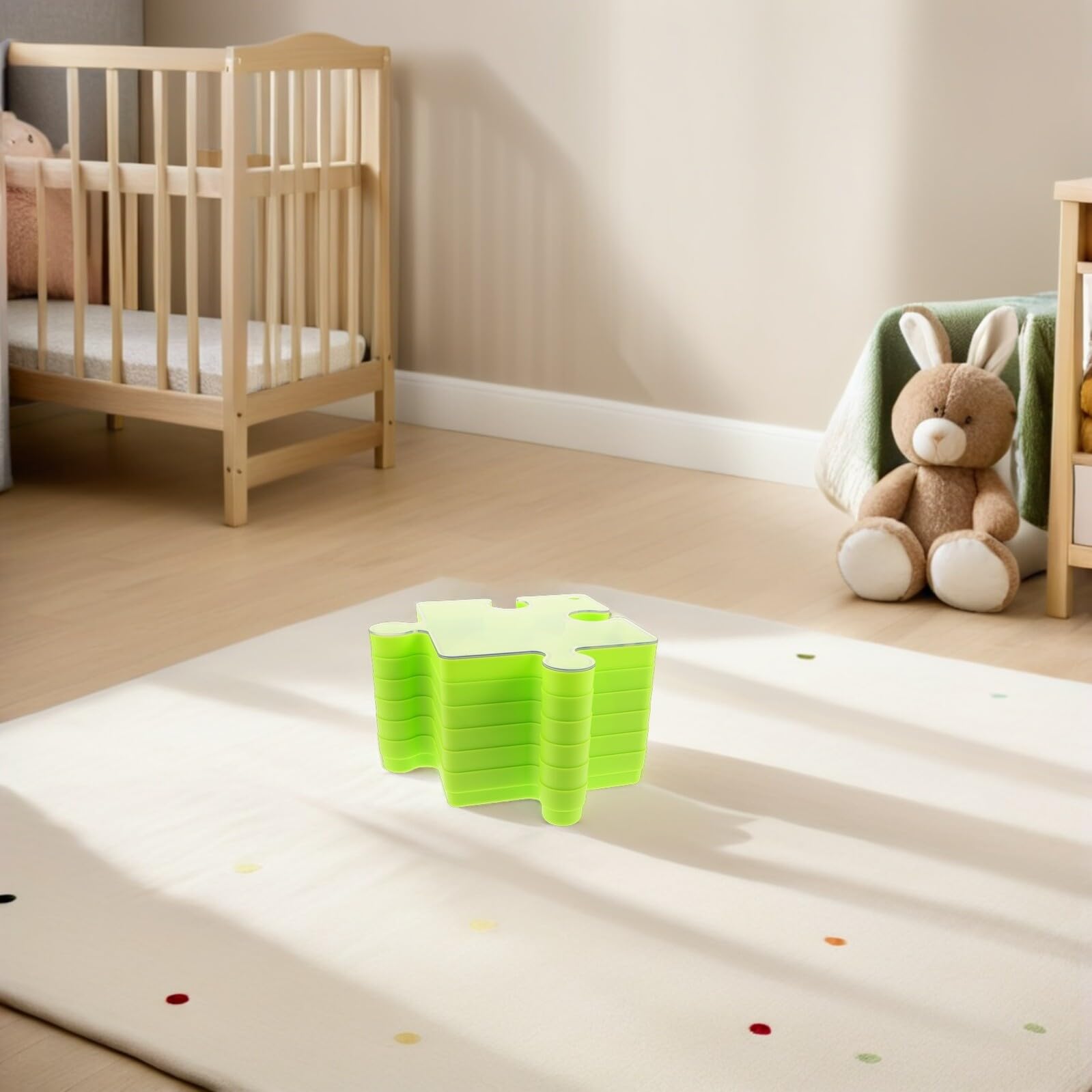 6pièces Plateaux De De Puzzles pour Garçon Fille Boîte à Puzzles avec Couvercle Empilables pour Maison Réutilisable