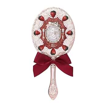Flower Knows Strawberry Cupid Hand Mirror,Vintage Handheld