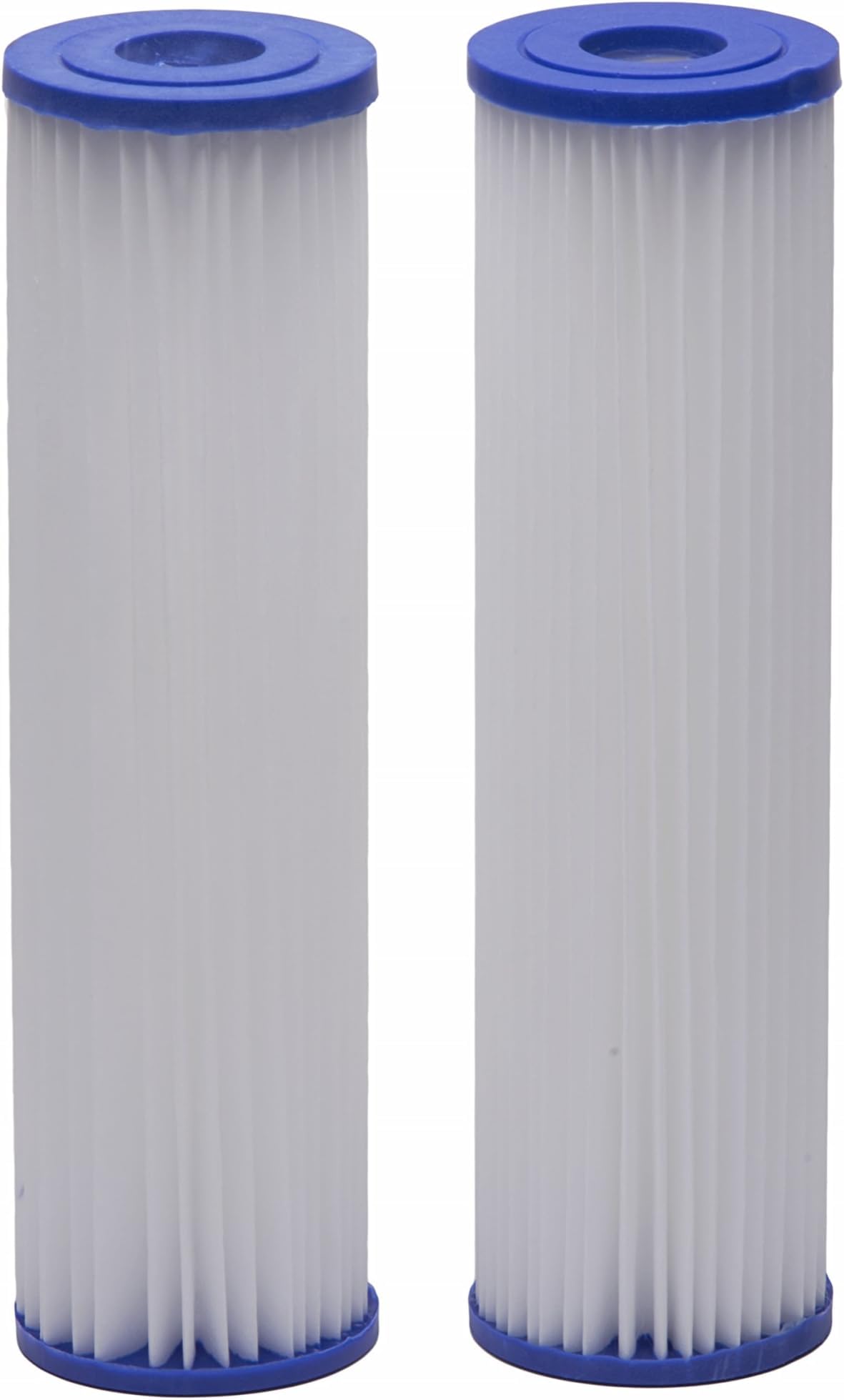 EcoPure EPW2P Pleated Universal Whole Home Water Filter – Fits Standard Capacity Systems – NSF Certified-– 30 Micron-– Reduces Sediment,Sand,Dirt &amp; Rust-– 3-Month Life per Filter,(Pack of 24)