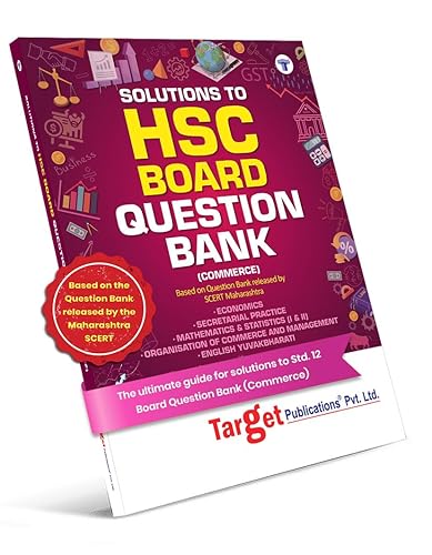 Std 12 Commerce Question Bank | Economics, SP, Maths, OCM &amp; English | HSC Commerce Question Bank | Based on Maharashtra Board | XII Chapterwise Questions With Answers