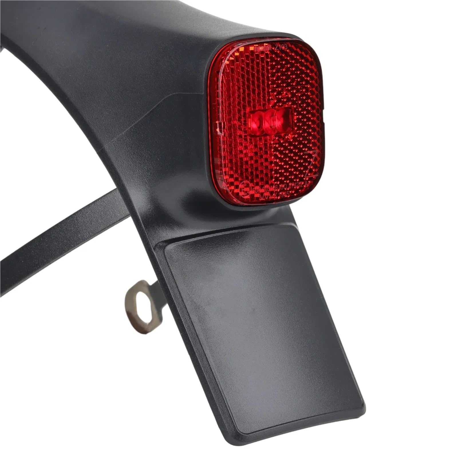 Guardabarros Patinete Guardabarros Trasero for Scooter eléctrico, Cubierta Impermeable, Conjunto Que Contiene Soporte y Luces traseras de Freno(F2 Rear Fender)