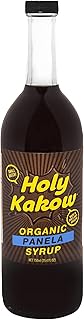 Holy Kakow Cafe Organic Panela Syrup - Panela Syrup, Coffee Syrup, Organic Syrup for Coffee, Panela Syrup for Coffee, Add to Latte, Cocktail and Shake, Real Food Ingredients, Specific Flavor - 750ml