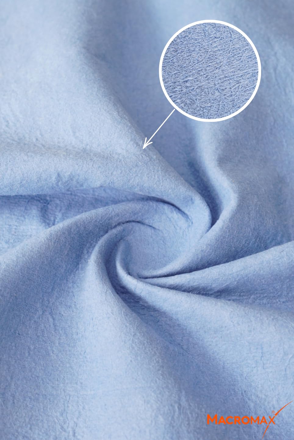 Macro Max Mikrofiber Cam Bezi 2'li Set, Mikrofilament Teknolojisi ile Leke ve İz Bırakmaz Ayna Bezi