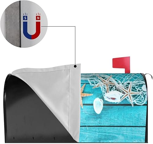 Miniatura 84 de Funda magnética impermeable para buzón de buzón de flores rústicas, pájaros y mariposas, decoración de buzón de 21 x 18 pulgadas Flores Rústicas