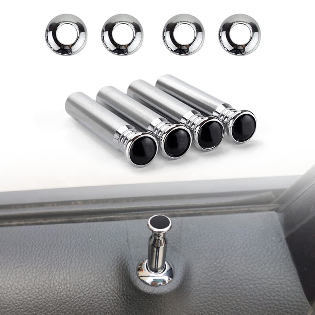 Pomello Maniglia Serratura Portiera Auto Qiilu In Lega Di Alluminio - Compatibile Con Cruze E Malibu - Set Da 4