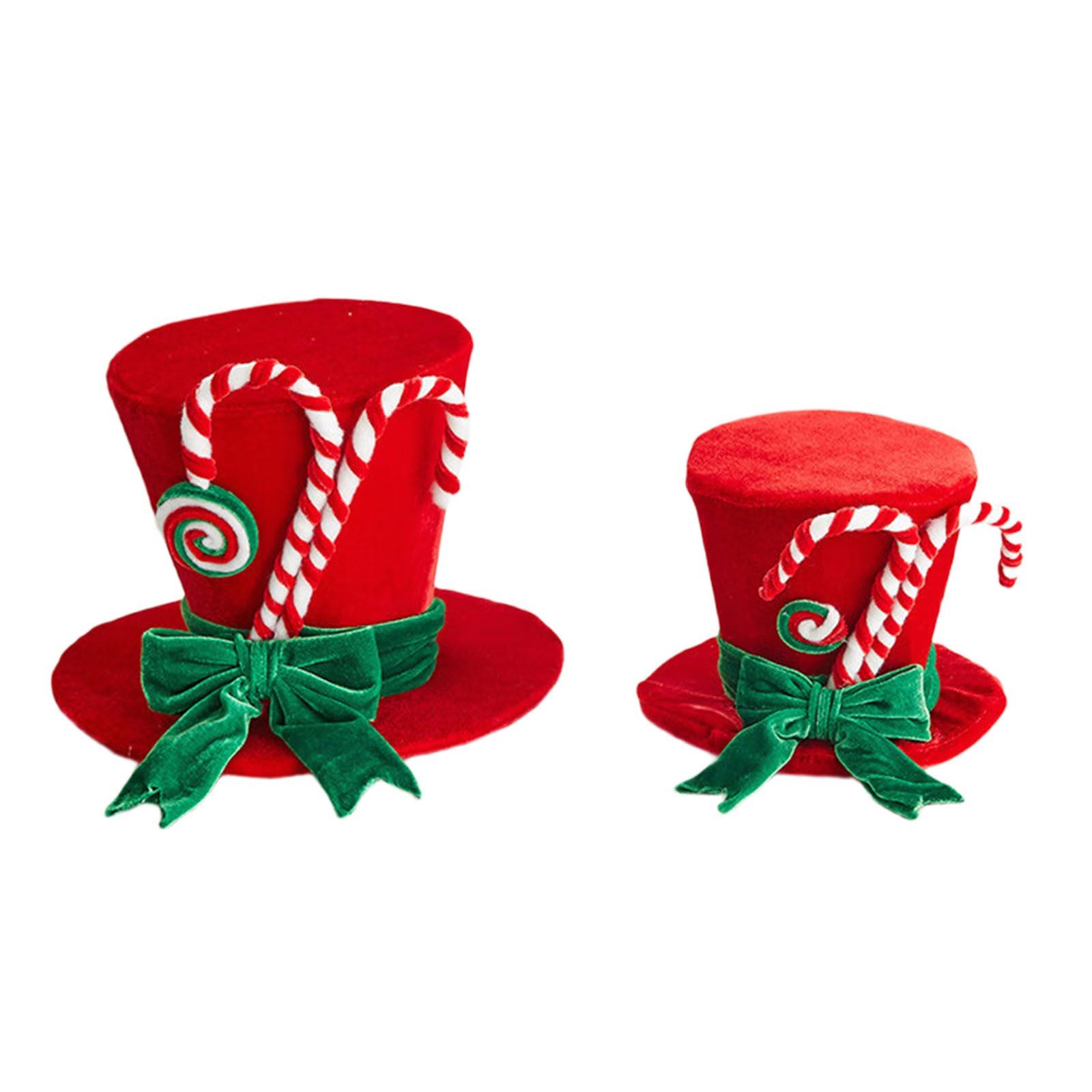 Tragbare beflockte Weihnachtsmütze, allergiebeständige Materialien, für Kinder, Erwachsene, Festivals, Veranstaltungen, Familientreffen, Kopfbedeckungen