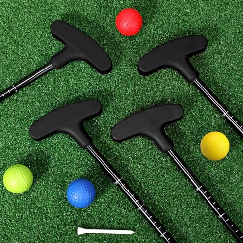 Leyndo 8 Pack Golf putters for Men and Women Two Way Mini Golf Putter Adjustable Length Right or Left Handed Golfers Kids Clubs Set for Teenagers Junior Adult(Black) by Leyndo - Image 5