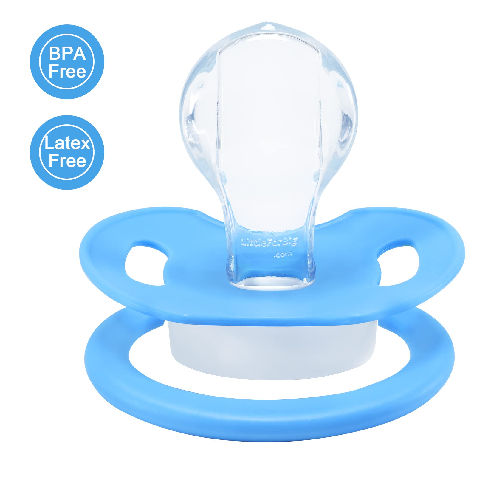 LittleForBig Bigshield Generazione-II Adulti Dimensioni Ciuccio Stampato 3 Paci Pack - Astro Babies Modello