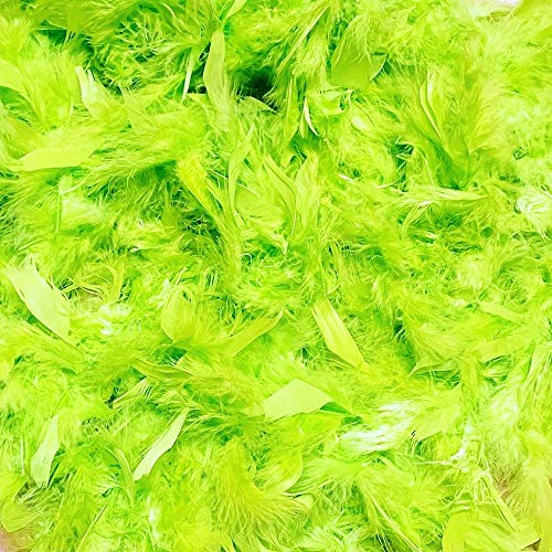 Lime Green Feather Boa 6 Foot Length