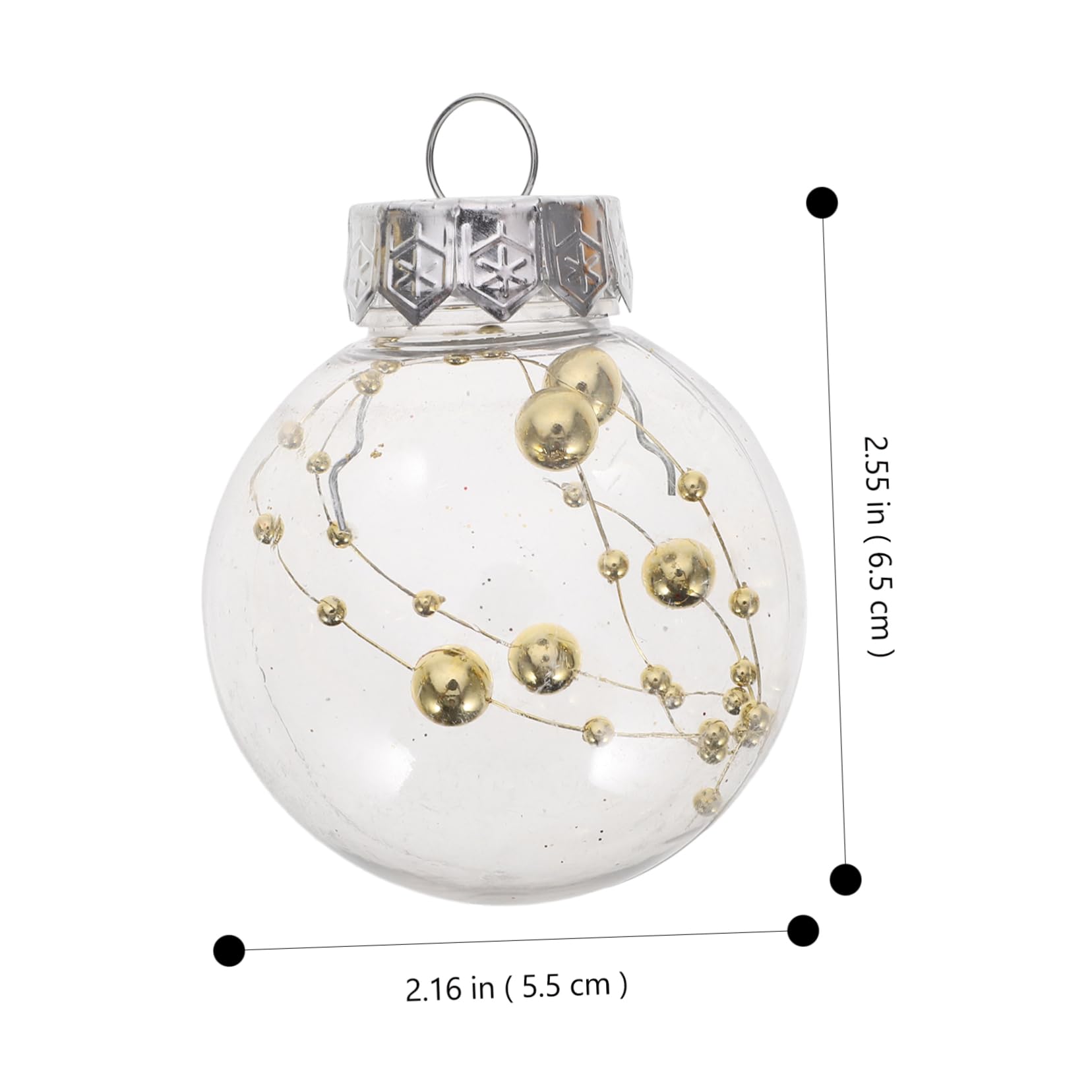 Garneck 30stücke Weihnachtsbaumkugeln zum Aufhängen Christbaumkugeln aus Robustem Material Dekokugeln für Weihnachtsdeko Anhänger für Christbaum Weihnachtskugeln für Zuhause und Büro
