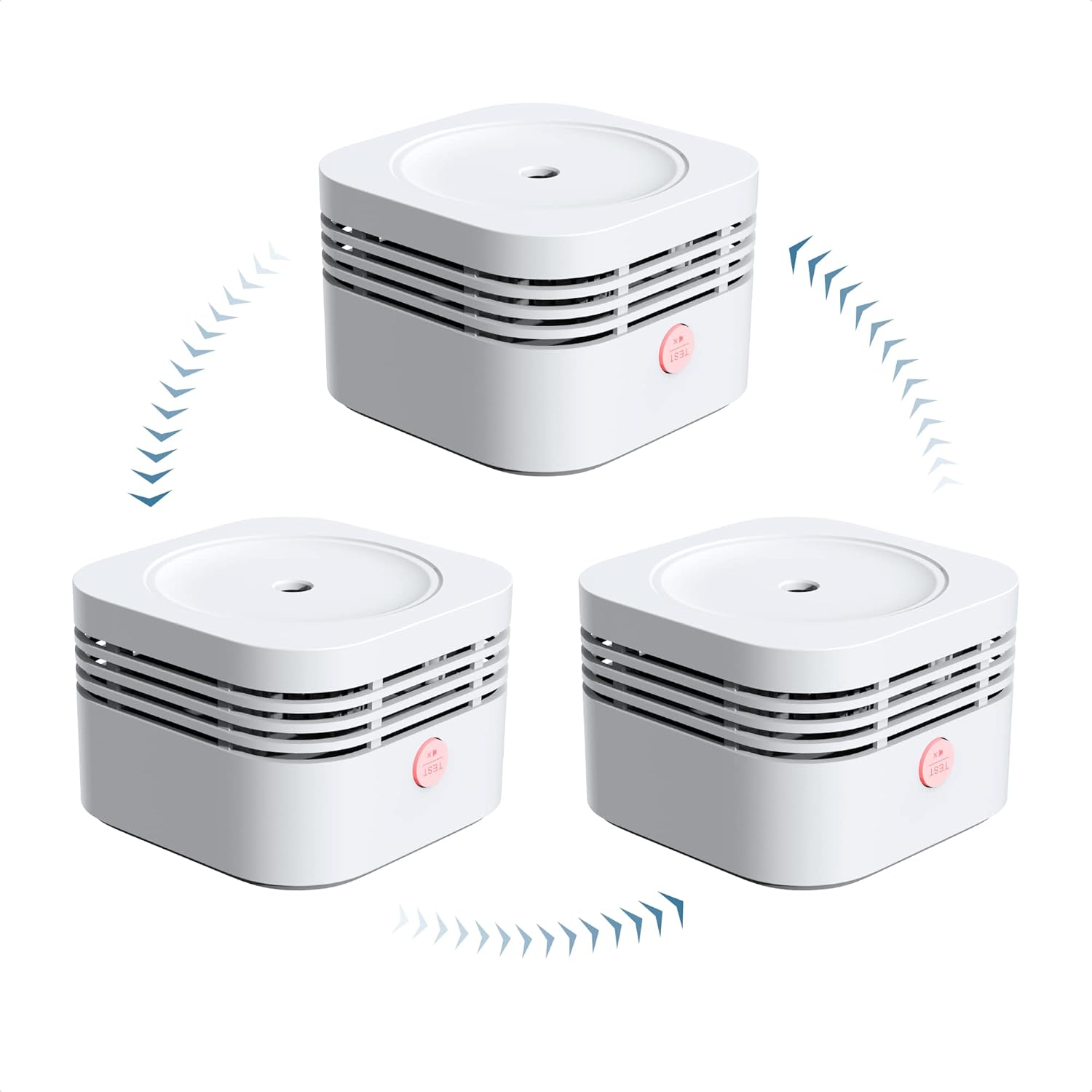 AEGISLINK Wireless Interconnected Smoke Detector, BatteryPowered Smoke