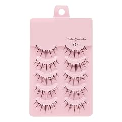 UAMOU 2-50Boxes Manga Lashes False Eyelashes Doll Korean Natural Anime Lashes Spiky Thick Faux Mink Eye Lash Strips