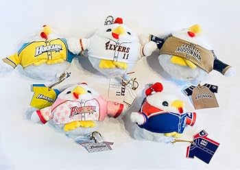 プロ野球 日本ハムファイターズ BIGOLIVE コラボ ぬいぐるみ 非売品 北海道日本ハムファイターズ グッズ B・Bおすわりぬいぐるみ 大