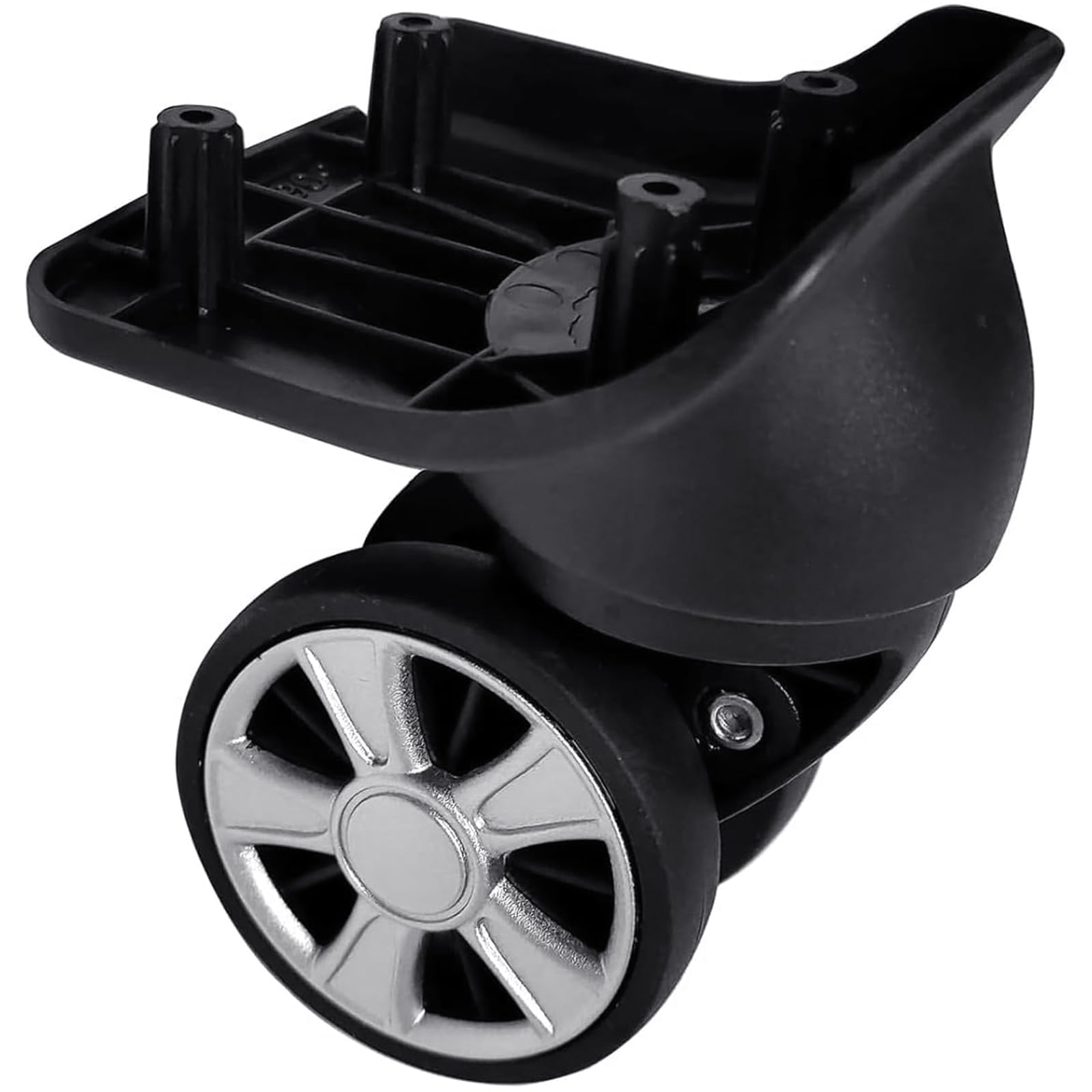 Tobeso-Nuoze Suitcase Replacement Wheels for Suitcase Repair 360° Rotating Case Replacement Wheels with 4 Mounting Holes H330 (Set of 4) - Image 4