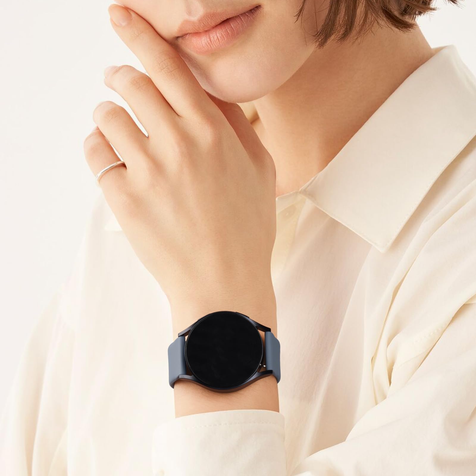 Cinturino 20 22 Mm Per Amazfit Gts 2 Mini/2e/3/4 Bip GTR 3 Pro - Foto 8