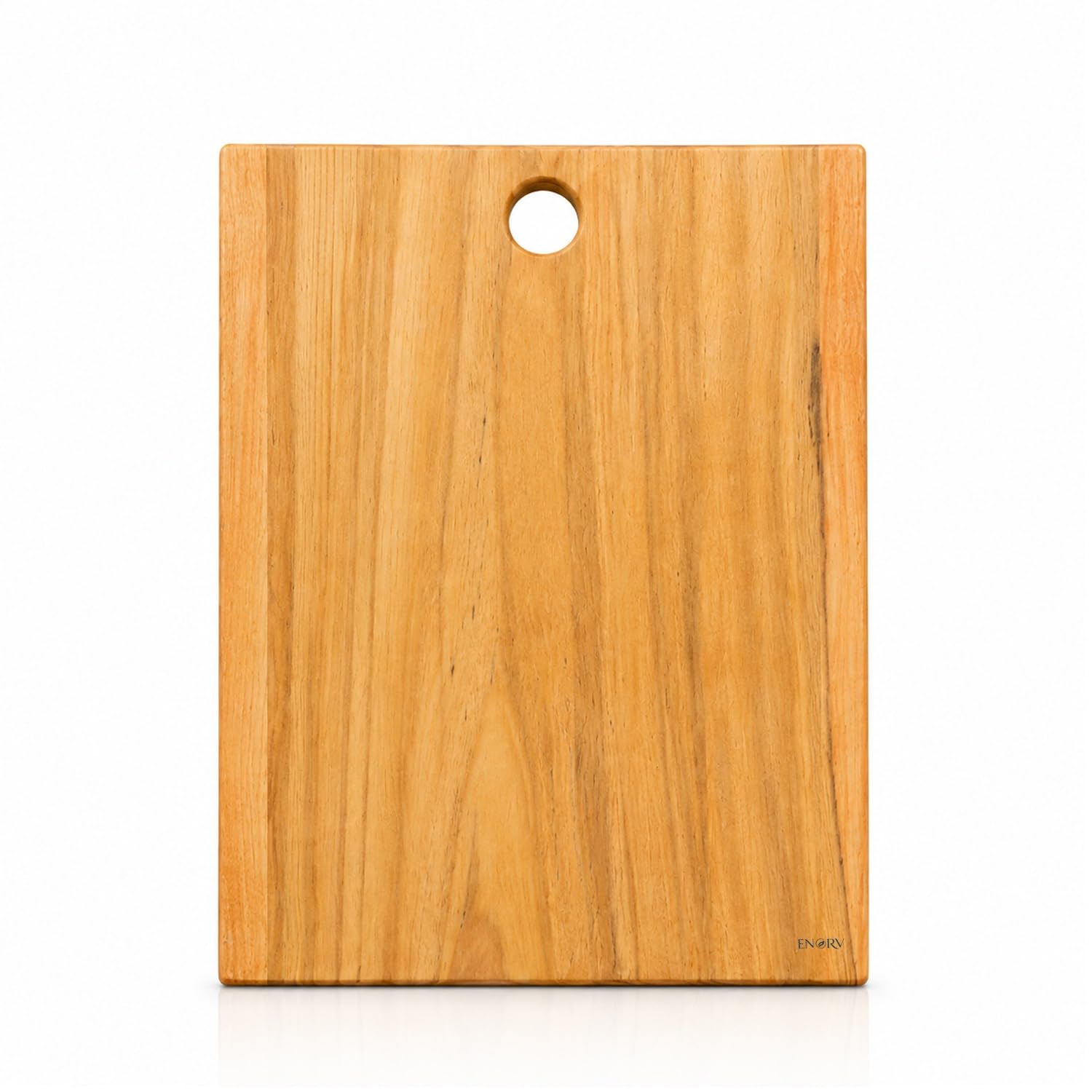 Teak Wood Cutting Board with Hanging Hole 35x25x2 Cm | Natural Teak Wood, Rectangular Shape, Kitchen Chopping Board, Smooth Finish, Easy Storage-image-16