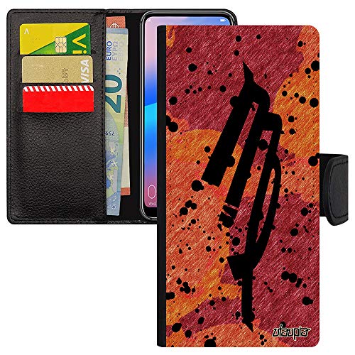 Housse Redmi Note 9 Pro Xiaomi coque rabat rouge zodiaque