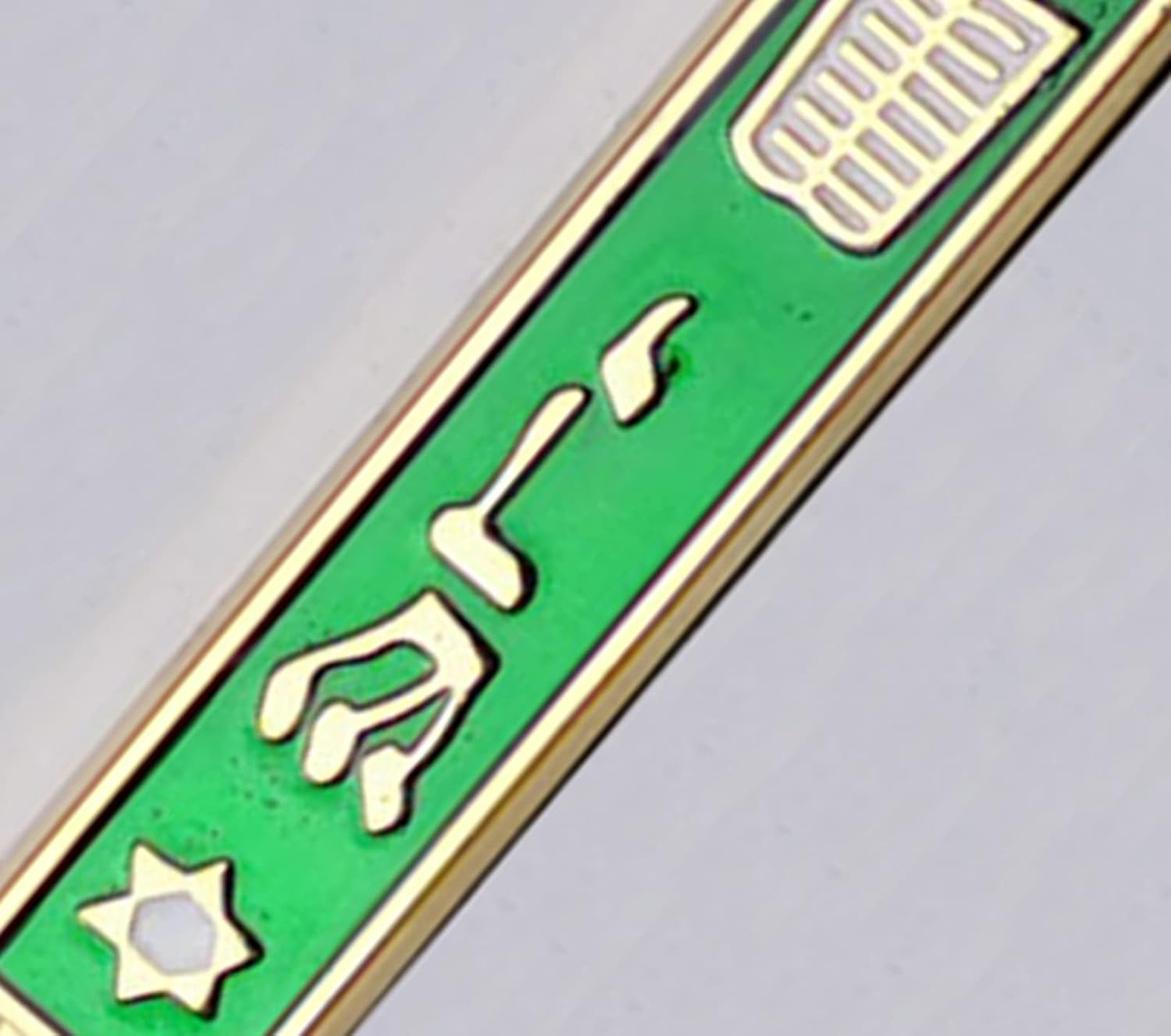 Set of 3 Jerusalem Mezuzah for Door Pendant Star of David Ten Commandments Israel Metal Mezuzah Memorial Gift(10 cm or 4 inches)