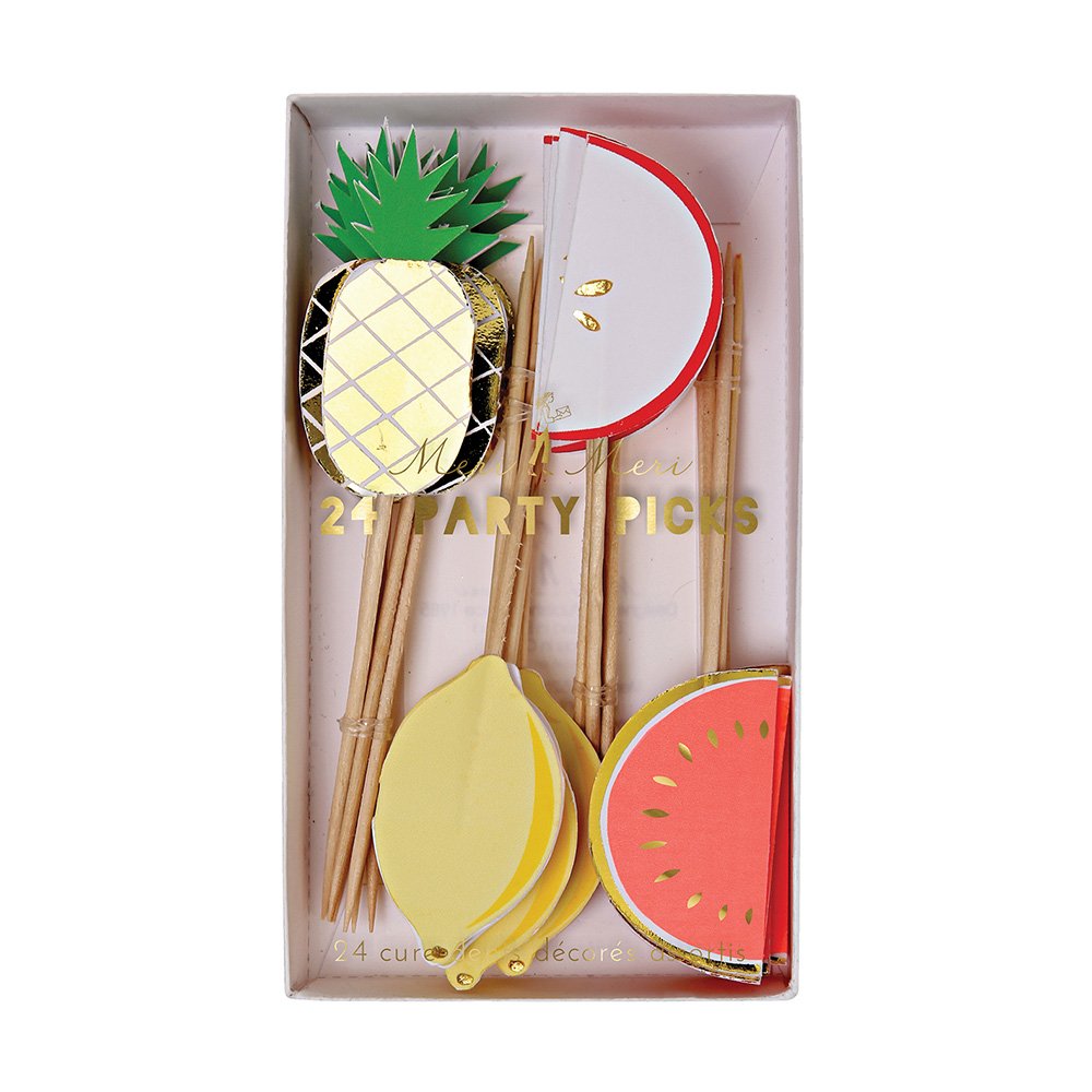 Meri Meri Fruit Party Picks (Pack of 24)